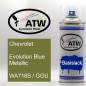 Preview: Chevrolet, Evolution Blue Metallic, WA718S / GGU: 400ml Sprühdose, von ATW Autoteile West.